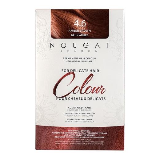 敦集 植物染发4.6琥珀棕 170ml/盒 商品图0