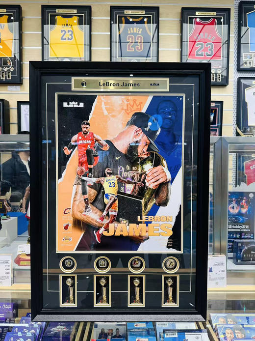 收藏系列 勒布朗詹姆斯 纪念装饰画 （非亲签） 商品图4