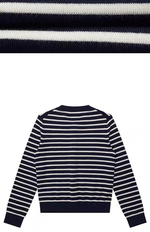 哈吉斯HAZZYS条纹开衫  经典必备百搭款 商品图3