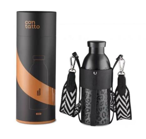 吉姆-Contatto-牛奶瓶黑色豹纹满印款bj 商品图0