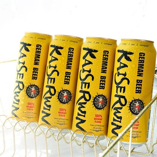 凯撒 德国进口精酿柠檬10.8°P啤酒 500ml/1听/6听/24听 商品图1