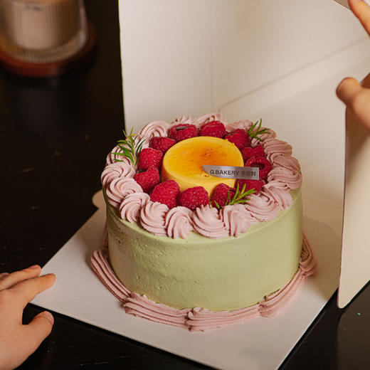 【轻甜蛋糕】开心果树莓布蕾 商品图2