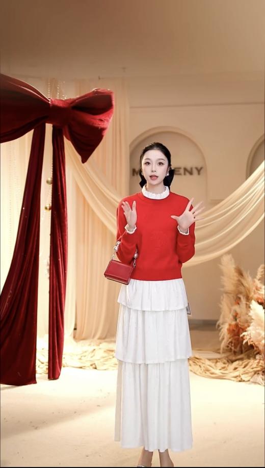 玛克门店发货：氛围感红色毛衣MF86SW755 商品图3