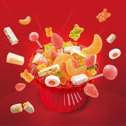 【2件立减20】徐福记新年糖桶混合口味糖果新年糖罐装  420g/罐 商品图4