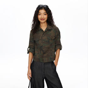 Oneup迷彩印花工装外套