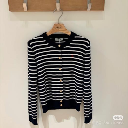 哈吉斯HAZZYS条纹开衫  经典必备百搭款 商品图7