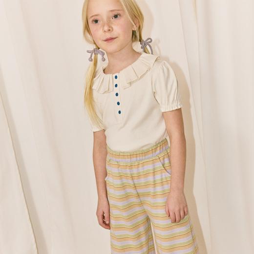 Misha Puff 26SS新品 宝宝儿童春夏有机棉T恤上衣长裤短裙连体服 商品图6