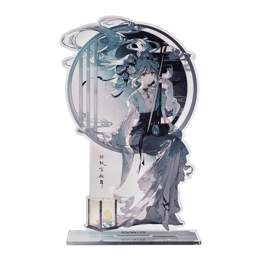 【GSC全款预售】初音未来 汉宫秋月系列 58mm徽章/立牌/流沙装饰画/纪念票/色纸/亚克力挂件 GSM 商品图6