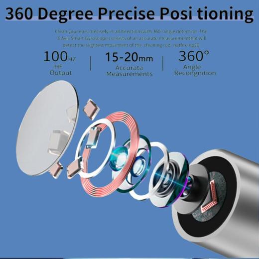 美国 NE3高清可视耳勺  无线耳垢去除器 清洁器1080P高清摄像头 商品图5