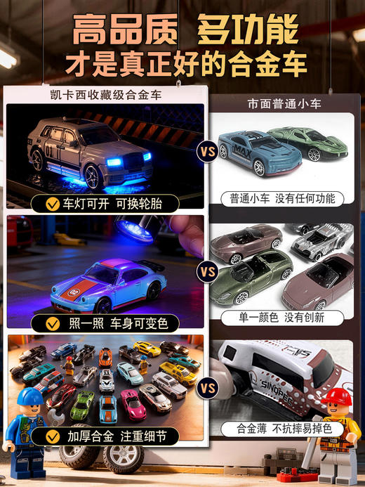 Kicasi/凯卡西 迷你合金车 改装者套装礼盒 KKC007 商品图3