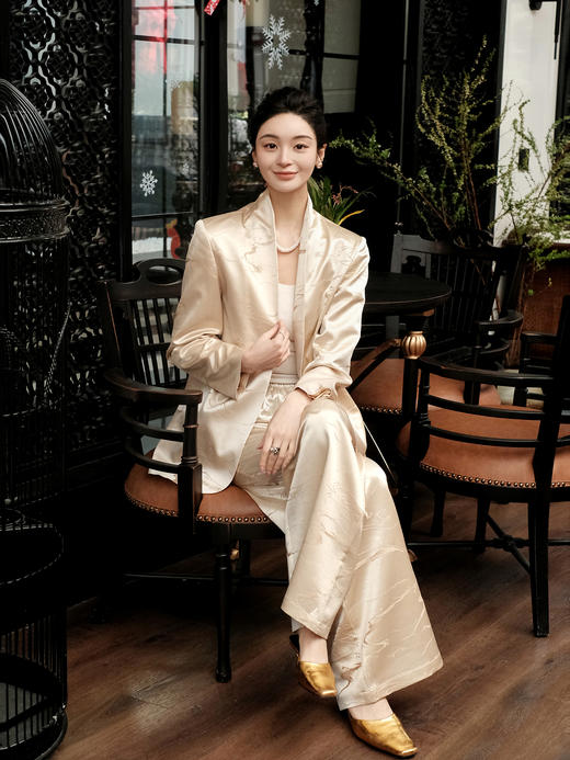 STJING×凯喜雅|长江赋长裤 商品图3