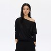 Oneup亚麻一字领蝙蝠袖长袖 商品缩略图2