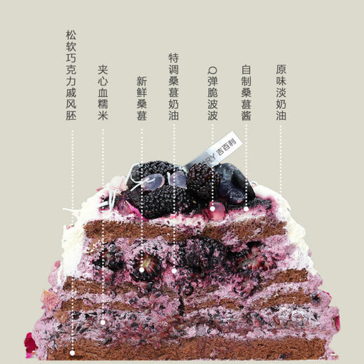 【轻甜蛋糕】桑野 商品图4