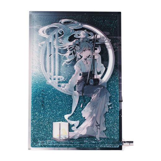 【GSC全款预售】初音未来 汉宫秋月系列 58mm徽章/立牌/流沙装饰画/纪念票/色纸/亚克力挂件 GSM 商品图7