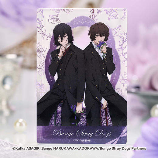 【GSC全款预售】动画《文豪野犬》系列  太宰治&费奥多尔·D款 徽章/旋转立牌/亚克力挂件/镭射票套组/亚克力色纸/流沙摆件 GSM 商品图2