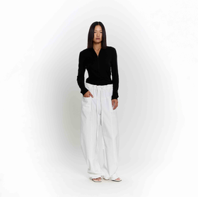 半高领拉链套头衫