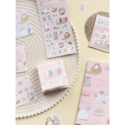 日本tobi联名限定便签贴纸垫板便利贴猫猫手帐素材 商品图1