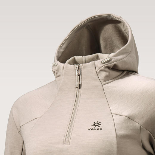 KAILAS凯乐石 XM4 女款连帽半开美丽诺羊毛抓绒衣 KG2532294 商品图3
