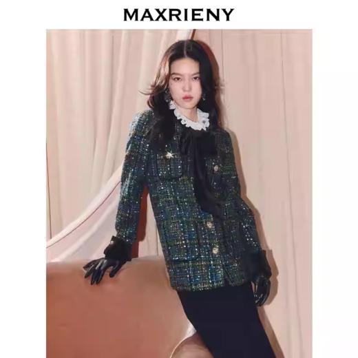 玛克门店发货：MAXRIENY法式复古外套女MF86JA510 商品图0