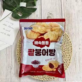 海地村肚肚咚咚红豆鱼型烤해지촌팥붕어빵