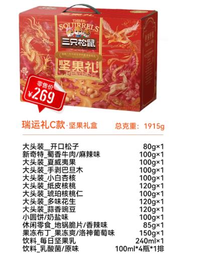 三只松鼠-瑞运礼C款【NB】 商品图0