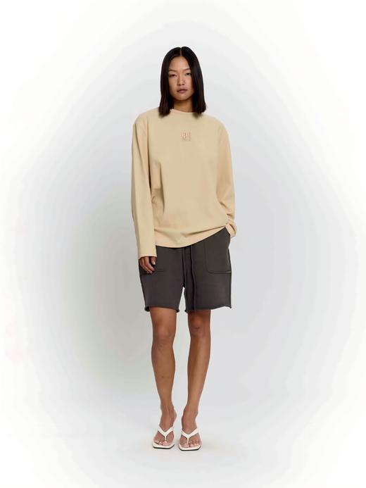 坑条长袖T 商品图0