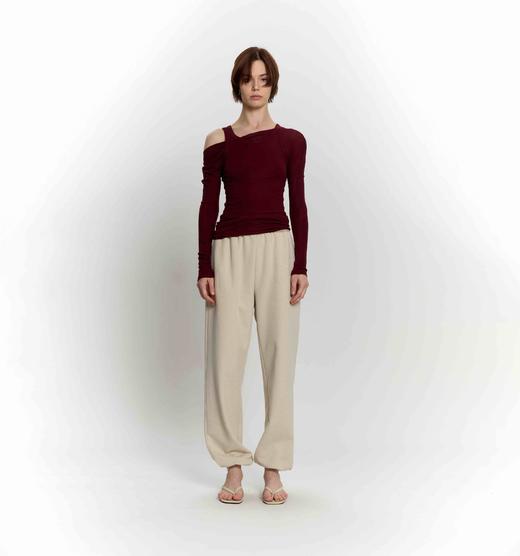 一字领T恤 商品图0