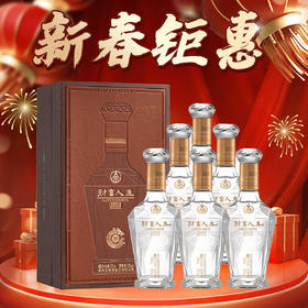 【年货节】五粮液 财富人生 贵宾钻 浓香型 52度 500ml x6