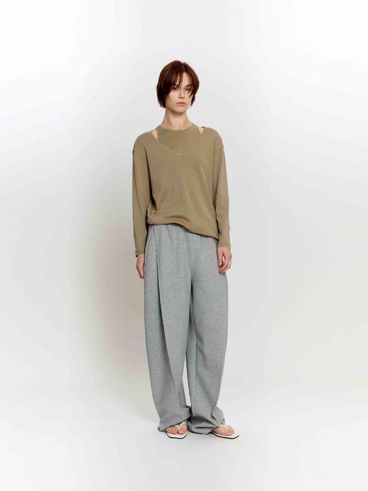 背心长袖 T两件套 商品图0