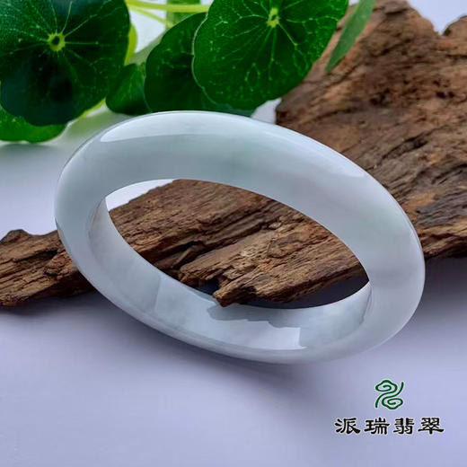 派瑞翡翠 翡翠手镯 糯种 绿色 商品图1