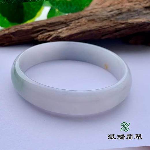 派瑞翡翠 翡翠手镯 糯种 绿色 商品图2