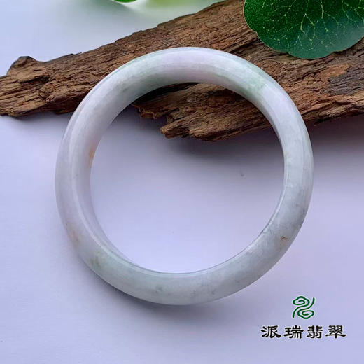 派瑞翡翠 翡翠手镯 糯种 绿色 商品图2