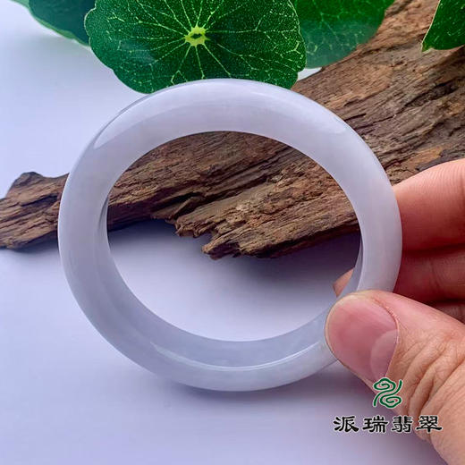 派瑞翡翠 翡翠手镯 糯种 紫色 商品图1