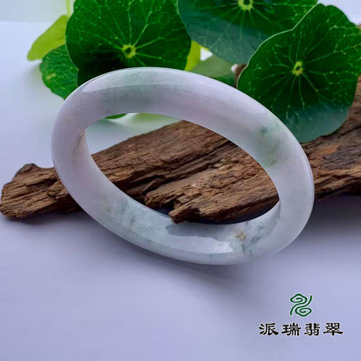 派瑞翡翠 翡翠手镯 糯种 绿色 商品图0