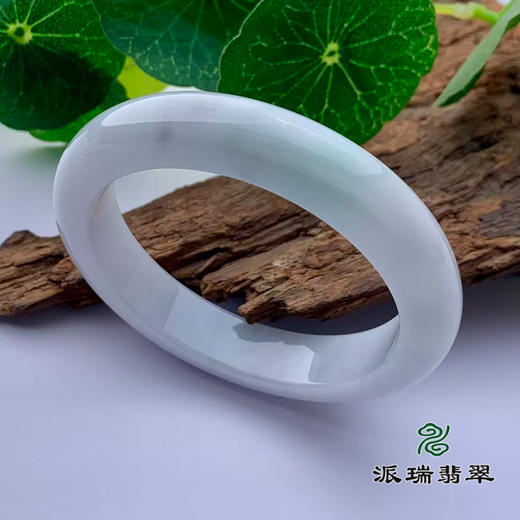 派瑞翡翠 翡翠手镯 糯种 绿色 商品图0