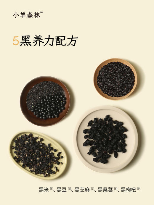 【小羊森林】五黑小雪饼 商品图1