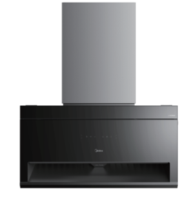 美的（510656）CXW-160-YG6 AIR 超薄双吸式油烟机 触摸+挥手 冷轧板喷涂+玻璃 中国