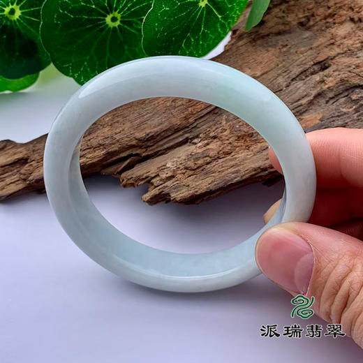 派瑞翡翠 翡翠手镯 糯种 绿色 商品图1