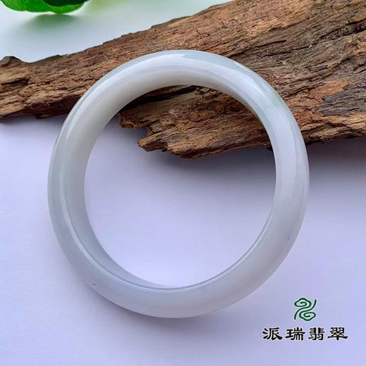 派瑞翡翠 翡翠手镯 糯种 浅紫色 商品图2