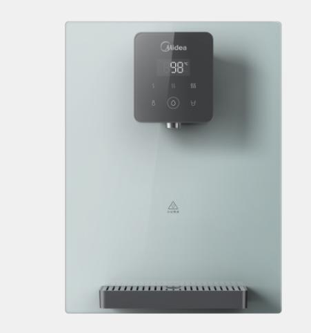 美的（510640）MG265-R 管线机 壁挂式 Pro UI升级版 榭湖银 玻璃款 商品图0