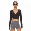 OneupV领假门襟修身运动长袖 商品缩略图3