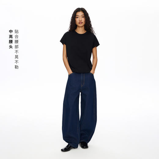 Oneup复古蓝牛仔香蕉裤 商品图2