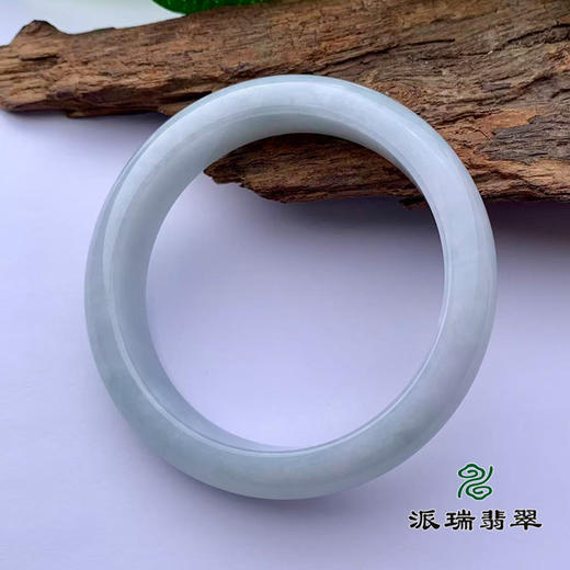 派瑞翡翠 翡翠手镯 糯种 绿色 商品图3