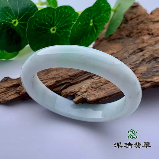 派瑞翡翠 翡翠手镯 糯种 绿色 商品图0