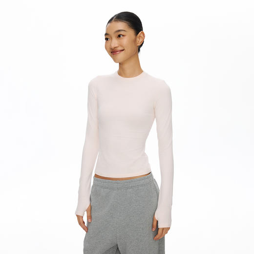 Oneup圆领修身长袖 商品图0