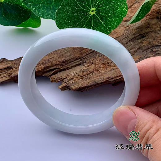派瑞翡翠 翡翠手镯 糯种 绿色 商品图1