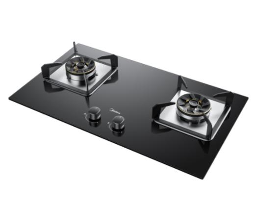 美的（510659）JZY-X46 嵌入式燃气灶 钢化玻珐 双头 液化气 商品图2