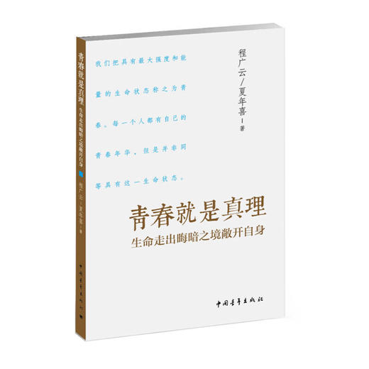 青春就是真理：走出生命晦暗之境敞开自身 程广云著 中国青年出版社 商品图1