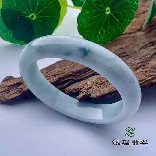 派瑞翡翠 翡翠手镯 糯种 绿色 商品图0