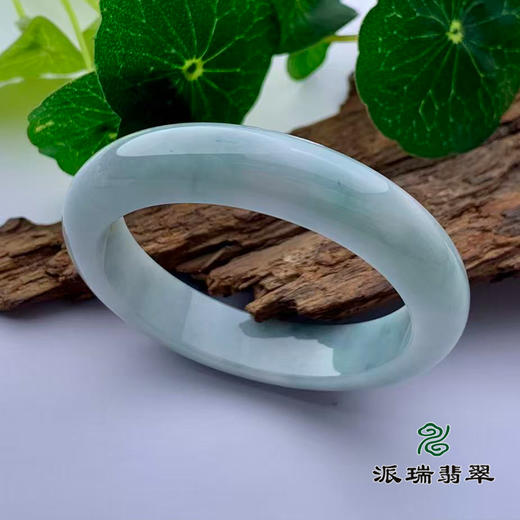 派瑞翡翠 翡翠手镯 糯种 绿色 商品图0